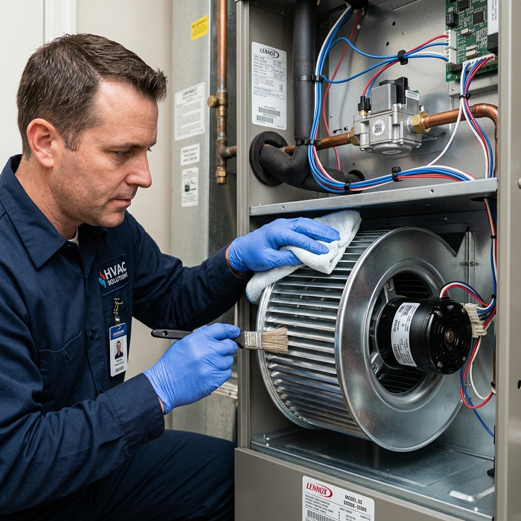 Furnace Component Cleaning