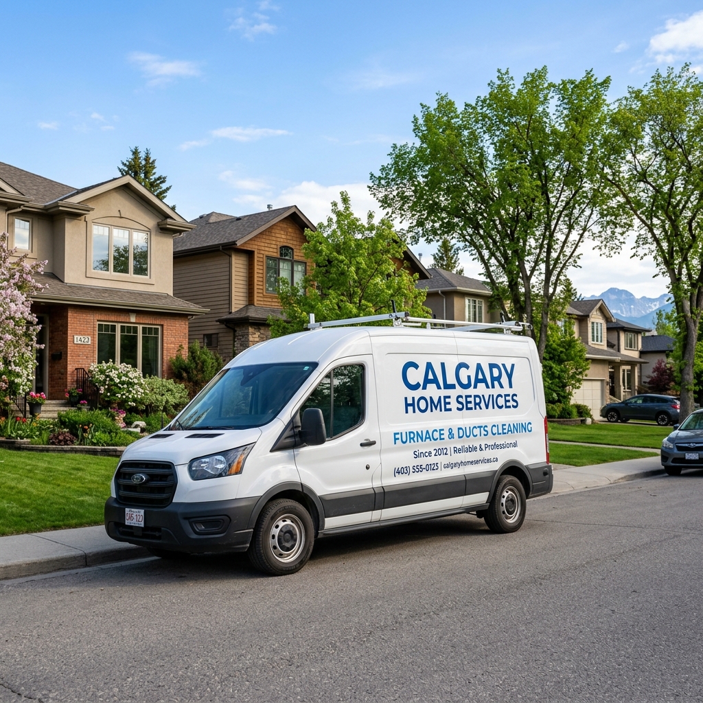 Calgary Home Services Branded Van